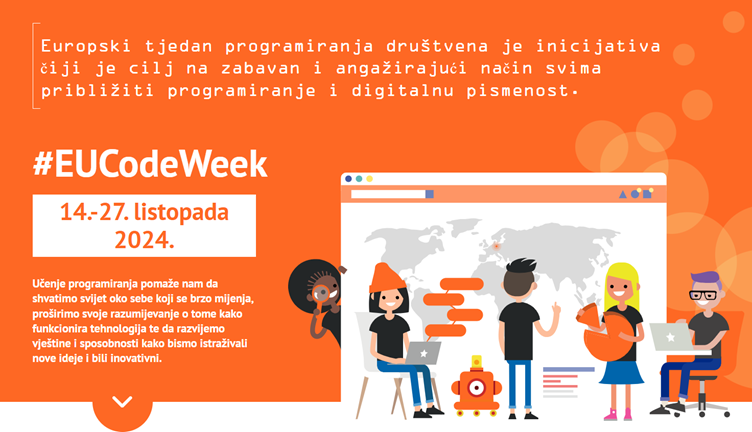 Obilježavanje Europskog tjedna programiranja, #EUCodeWeek u predmetnoj nastavi