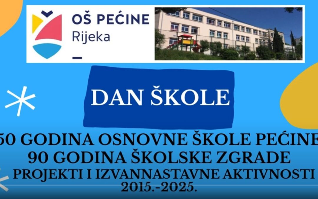 Dan škole – projekti i izvannastavne aktivnosti 2015.-2025.