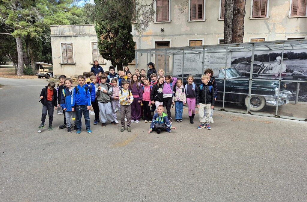 Izlet drugaša i trećaša na Brijune